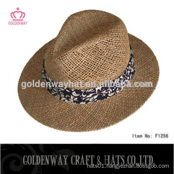angelica straw boater panama hat with ribbon for sale for men